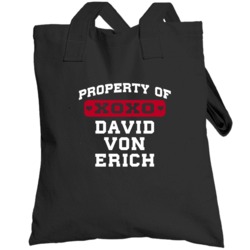 Property Of David Von Erich Popular Video Game Character Totebag