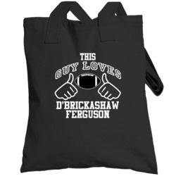 This Guy Loves D'Brickashaw Ferguson New York NY Football Fan Sports T