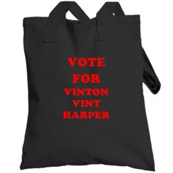 Vote For Vinton Vint Harper Tv Show Mama's Family Totebag