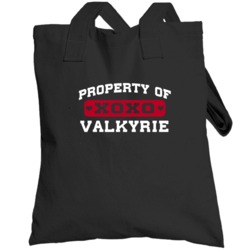 Property Of Valkyrie Popular Video Game Totebag