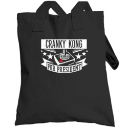 Cranky Kong For President Video Game Character Funny Totebag