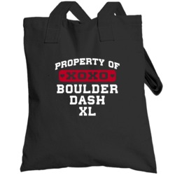 Property Of Boulder Dash Xl Popular Video Game Totebag