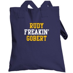 Rudy Gobert Freakin Favorite Utah Basketball Player Fan Totebag