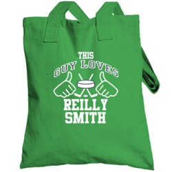 This Guy Loves Reilly Smith Dallas Hockey Fan Sports T Shirts Totebag