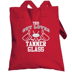 This Guy Loves Tanner Glass Florida Hockey Fan Sports T Shirts Totebag