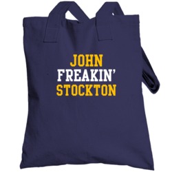 John Stockton Freakin Favorite Utah Basketball Player Fan Totebag