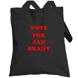 Vote For Jan Brady Tv Show The Brady Bunch Hour Totebag