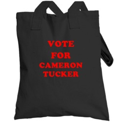 Vote For Cameron Tucker Tv Show Modern Family Totebag