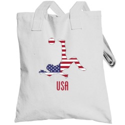 Usa Bicycle Kick World Cup Soccer Football  White Totebag