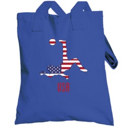 Usa World Cup Soccer Football Mens Blue Totebag