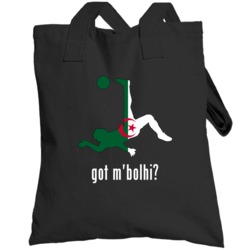 Rais M'bolhi Algeria Gk Got Kick Football Soccer World Cup Totebag