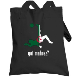 Riyad Mahrez Algeria Mf Got Kick Football Soccer World Cup Totebag