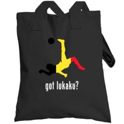 Romelu Lukaku Belgium Fw Got Kick Football Soccer World Cup Totebag