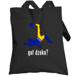 Edin Dzeko Bosnia Fw Got Kick Football Soccer World Cup Totebag