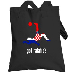Ivan Rakitic Croatia Mf Kick Football Soccer World Cup Totebag