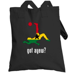 Andre Ayew Ghana Mf Kick Football Soccer World Cup Totebag