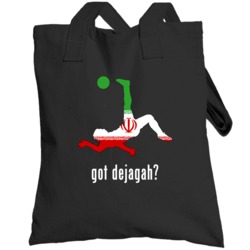Ashkan Dejagah Iran Mf Kick Football Soccer World Cup Totebag