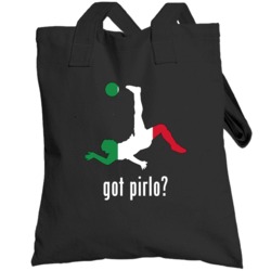 Andrea Pirlo Italy Mf Kick Football Soccer World Cup Totebag