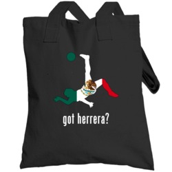 Miguel Herrera Mexico Coach Kick Football Soccer World Cup Totebag