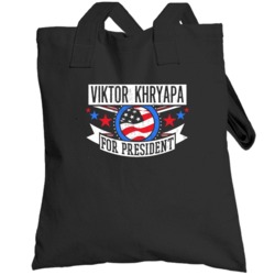 Viktor Khryapa For President Chicago Funny Sports Totebag