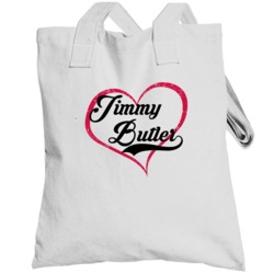 Jimmy Butler Love Heart Fan Chicago Basketball Totebag