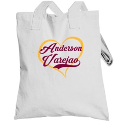 Anderson Varejao Love Heart Fan Cleveland Basketball Totebag