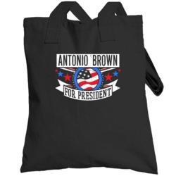 Antonio Brown For President New York City Nyc Funny Sports Totebag