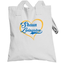 Shaun Livingston Love Heart Fan Golden State Basketball Totebag