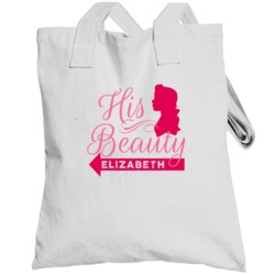 Elizabeth His Beauty Cool Valentines Day Beast Couples Love Totebag