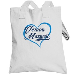 Vernon Maxwell Love Heart Fan Dallas Basketball Totebag