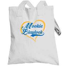 Mookie Blaylock Love Heart Fan Golden State Basketball Totebag