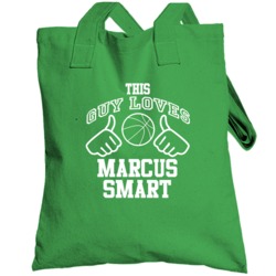 Marcus Smart This Guy Loves Heart Boston Basketball Totebag