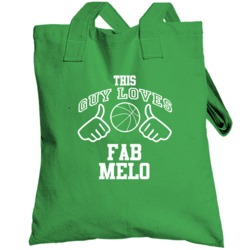 Fab Melo This Guy Loves Heart Boston Basketball Totebag