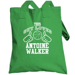 Antoine Walker This Guy Loves Heart Boston Basketball Totebag