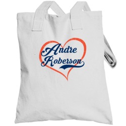 Andre Roberson Love Heart Fan Oklahoma City Basketball Totebag