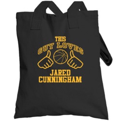 Jared Cunningham This Guy Loves Heart Cleveland Basketball Totebag