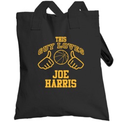 Joe Harris This Guy Loves Heart Cleveland Basketball Totebag