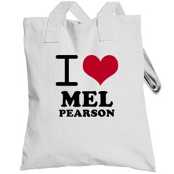 Mel Pearson New York Buffalo Hockey Sports I Heart Love Totebag