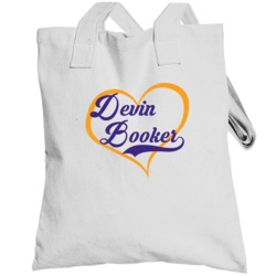 Devin Booker Love Heart Fan Phoenix Basketball Totebag