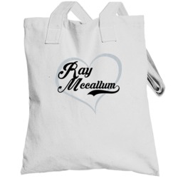 Ray Mccallum Love Heart Fan San Antonio Basketball Totebag