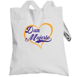 Dan Majerle Love Heart Fan Phoenix Basketball Totebag
