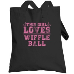 This Girl Loves Wiffle Ball Popular Favorite Video Game Cool Fan Toteb