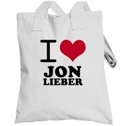 Jon Lieber New York Brooklyn Baseball Sports I Heart Love Totebag