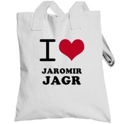 Jaromir Jagr New York Buffalo Hockey Sports I Heart Love Totebag
