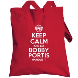 Bobby Portis Keep Calm Let Player Handle It Chicago Basketball Totebag