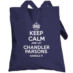 Chandler Parsons Keep Calm Let Player Handle It Dallas Basketball Tote