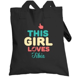 This Girl Loves Tibia Popular Favorite Video Game Fan Totebag