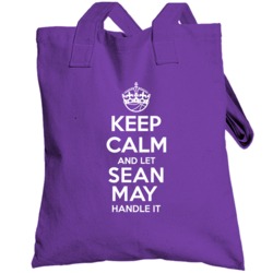 Sean May Keep Calm Let Player Handle It Charlotte Basketball Totebag