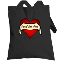 David Von Erich Heart Tattoo Popular Video Game Character Totebag