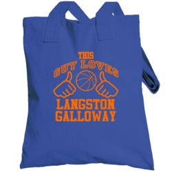 Langston Galloway This Guy Loves Heart New York Basketball Totebag
